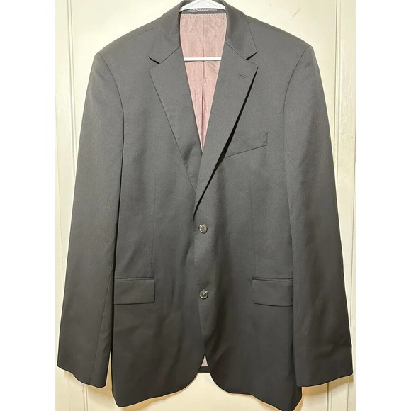Hugo Boss Other - Hugo Boss Black Blazer Men's Sz 44L Virgin Wool Sport Coat Formal suit Jacket